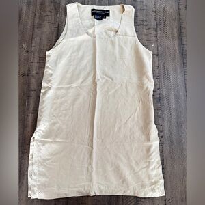 Adrienne Vittadini Cream Top 100% silk